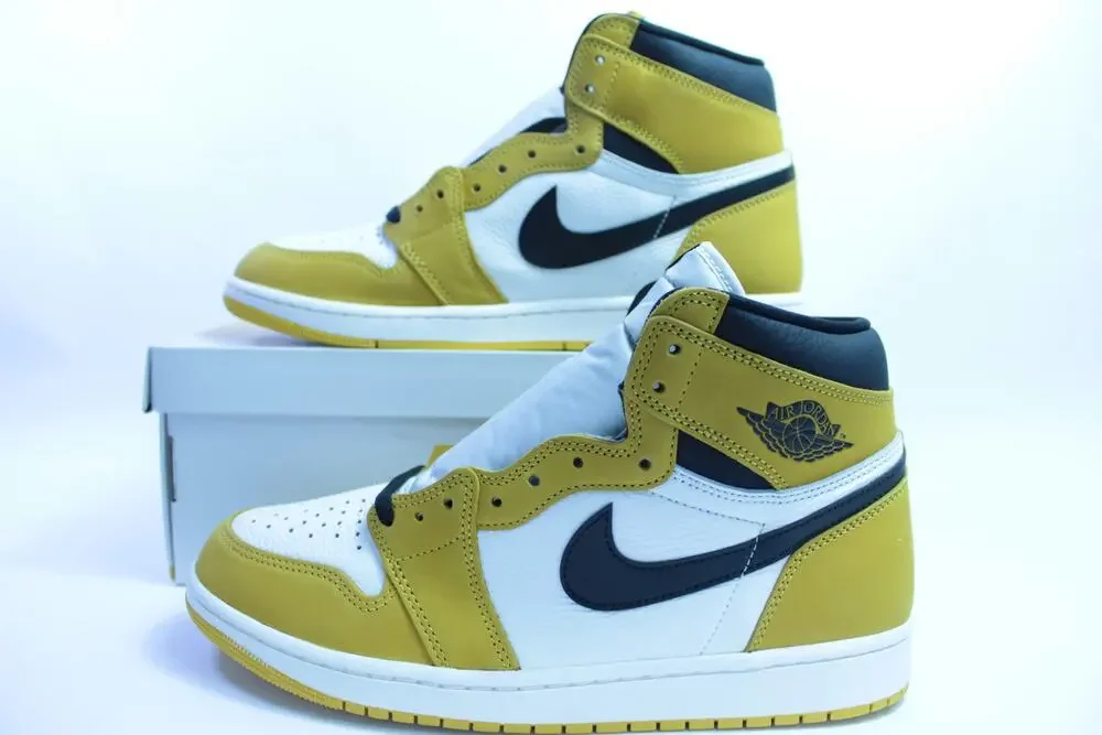 Air Jordan 1 Retro High OG 'Yellow Ochre' sz M10.5 dz5485701